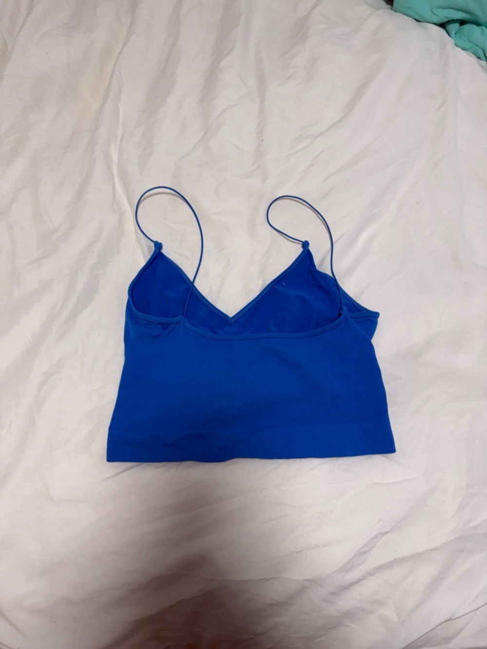 Free People Cobalt Blue Spaghetti Strap Bralette Tank - Picture 2 of 3